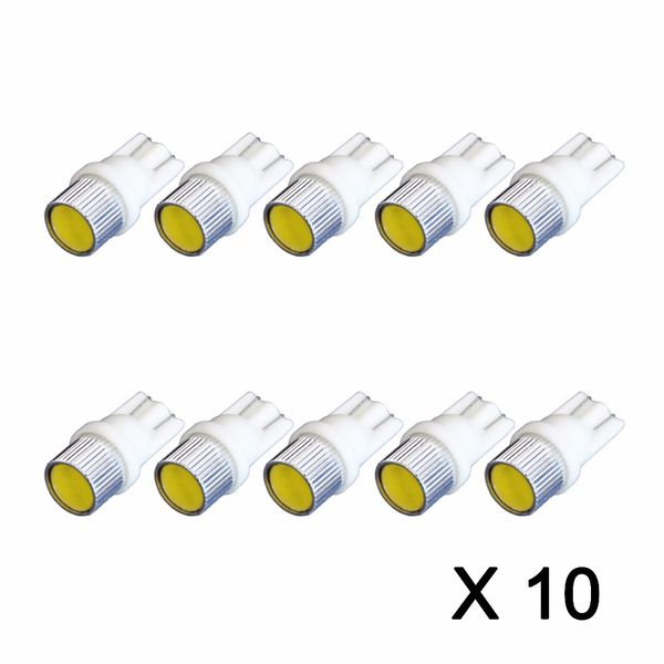 

aglint 100pcs/lot wholesale t10 led bulbs high power pinball led auto interior light map dome trunk lamp white 5500k dc 12 volt