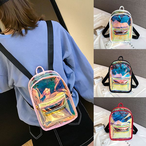 

women outdoor candy colorful waterproof backpacks travel bag school package in women's casual daypacks