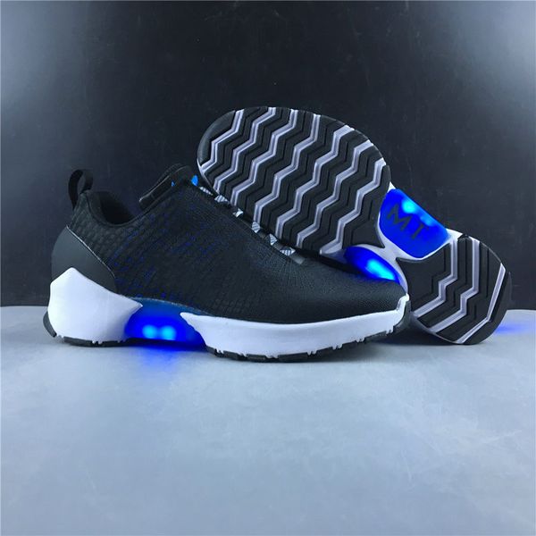 

new custom black white royal blue athletic designer shoes earl power-lacing fashion sport sneakers good quality ship with box