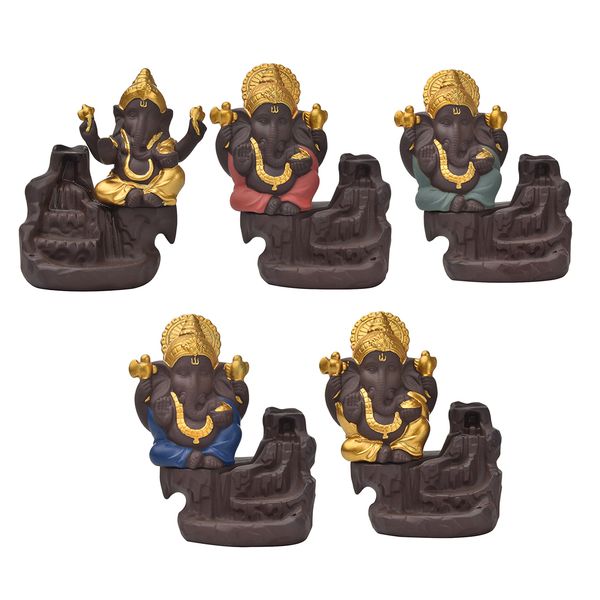 

incense burner cones ganesha home decor statue ornament gift 5 pack
