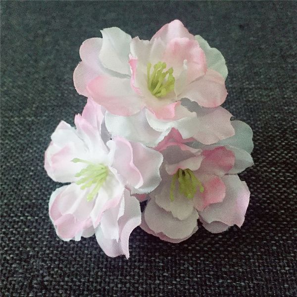 

10pcs cherry blossoms flower heads sakura cherry diy wedding arch decoration artificial flowers party decor garland wreath