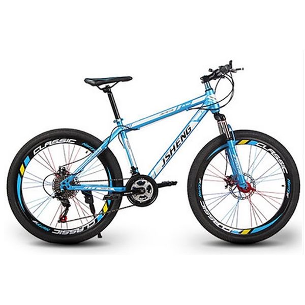 

mountain bike high carbon steel materials 21-speed 24-inch double-disk gear