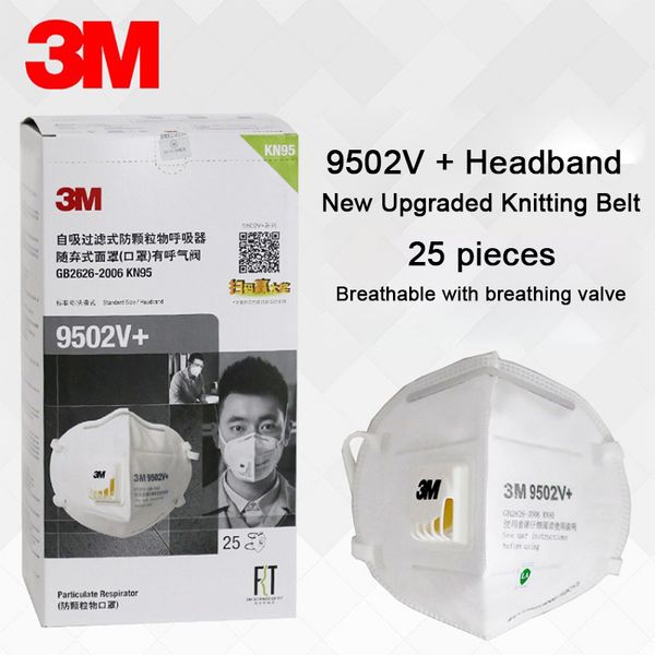

в наличии! готов к отправке 3m kn95 маска 9502vface маска частичный респиратор антипылевая защитная маска 25 шт. / пакет fedex или dhl доста