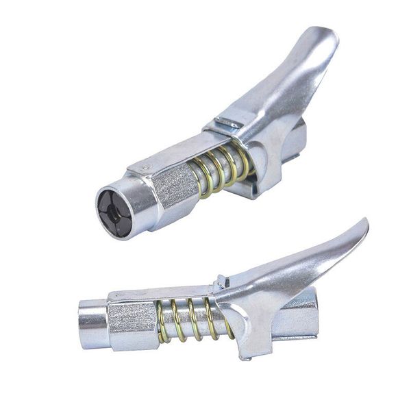 

new grease coupler accessories high pressure self-locking two press fittings workshop easy push handhold double handle metal
