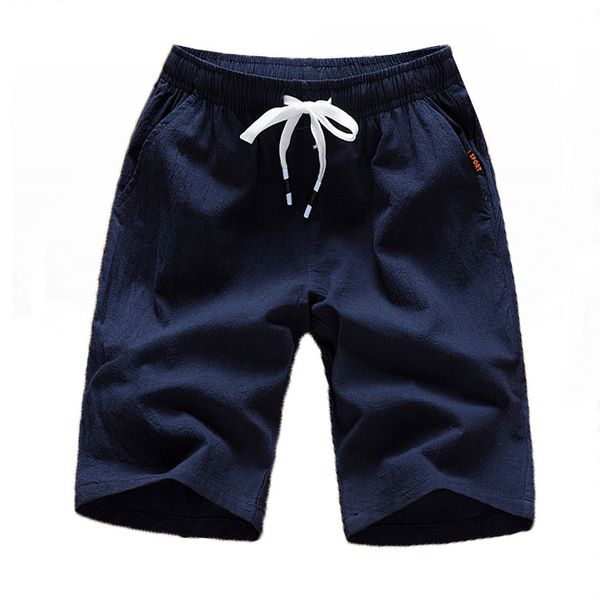 

men casual loose cotton shorts summer multi-color sports beach black navy pants men plus size m-4xl, White;black