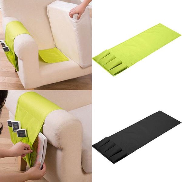 Sofa Arm Rest Tv Remote Control Organizer Holder 4 Pockets Chair