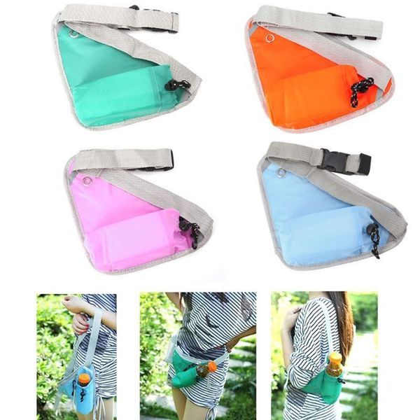 

new sports triangle bags fanny pack travel gym waist money belt zip pouch wallet