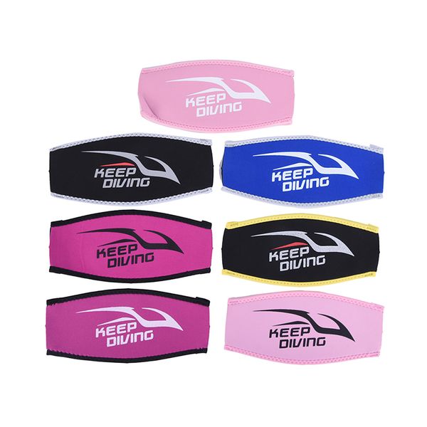 

5 colors head strap cover mask long hair band strap-wrapper diving mask padded for added comfort equipment tool protect