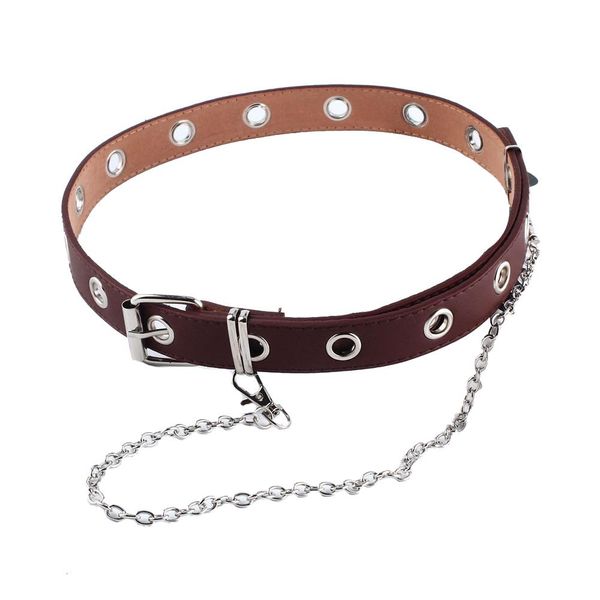 

2019 new punk belt women korean style waist belt for jeans fashion decorative pants with holes, Black;brown