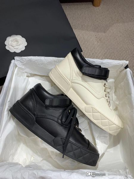 

2020 fashion luxury designer women shoes basketball trainers sneakers stan smith star vintage espadrilles with box size 35-40 -451, Black