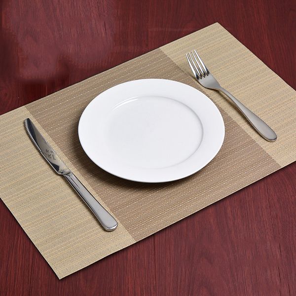 

szs 6pcs placemats kitchen dinning table place mats non-slip dish bowl placement heat stain resistant table decorative mats