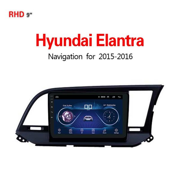 

lionet gps navigation for car elantra rhd 2015-2016 9inch rh2027x