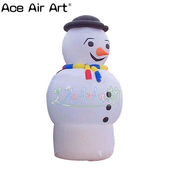 

christmas inflatable snowman cartoon decoration, chubby christmas snowman for outdoor festivals
