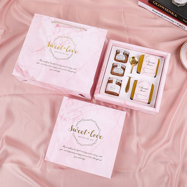 

ins конфеты коробка подарочная коробка розовый мрамор с ручной подарок день рождения брак невесты