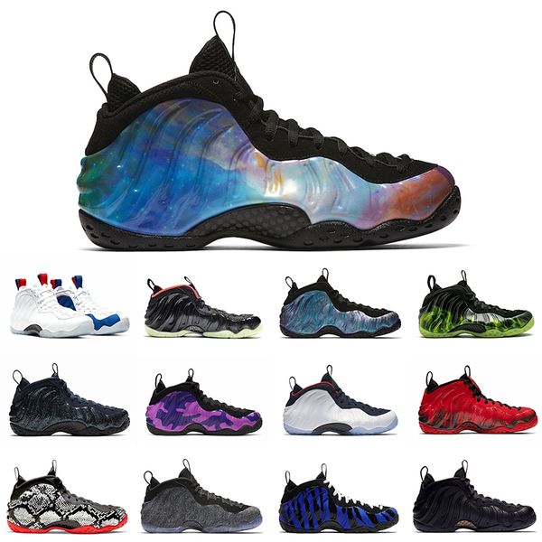 

alternate galaxy 1.0 2.0 olympic penny hardaway vandalized usa silver mens basketball shoes foams one men sports sneakers designer size 7-13, White;red