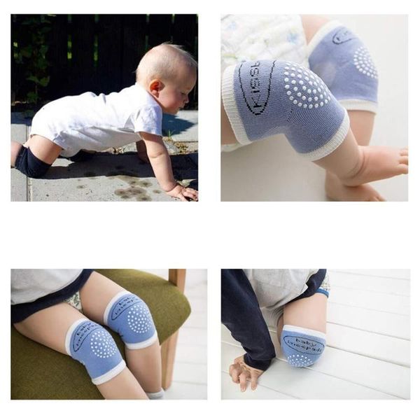 

newborn baby soft cotton toddler baby knee pads safety crawling for children kids protection girl boys knee protector socks, Pink;yellow
