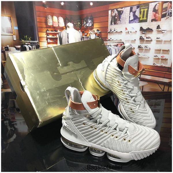 

2020 new arrival james xvi 16 harlem's fashion row kids basketball shoes for quality mens trainers 16s hfr casual sports sneakers, Black