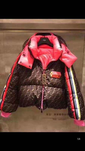 

fashion tide models on both sides wearing contrast plaid down jacket plaid two-sided female short coat thickening, Blue;gray