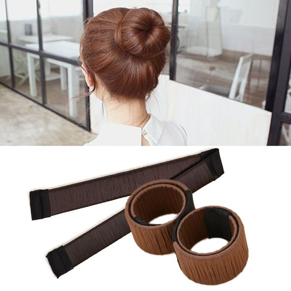 

m mism new hair accessories synthetic wig donuts bud head band ball french twist magic diy tool bun maker dish made hair band
