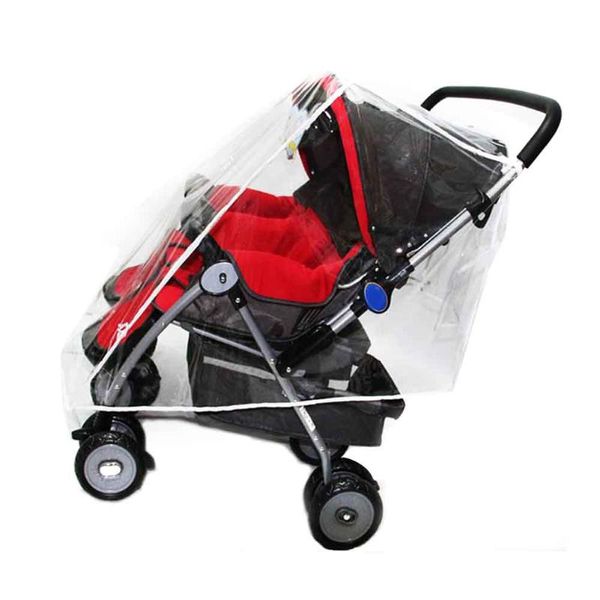 

outdoor foldable pushchair wind shield waterproof pvc infant twin baby stroller rain cover accessories universal transparent