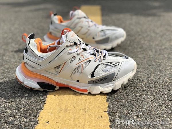 

Authentic 2098balenciaga 3 0 new triple ca ual hoe man woman neaker mixed color thick heel grandpa trainer hoe with box