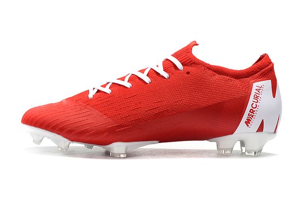 

красный белый оригинальный низкие футбольные бутсы mercurial superfly vi 360 elite fg открытый мужские футбольные бутсы