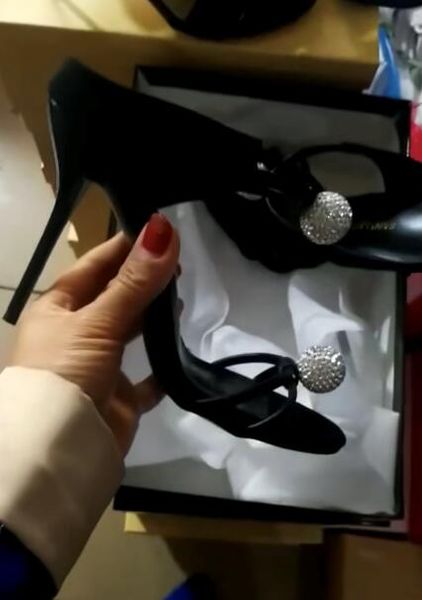 

2019 brand new open toe women sandals black high heels diamond ball sandals women party shoes wedding high heel crystals stilettos