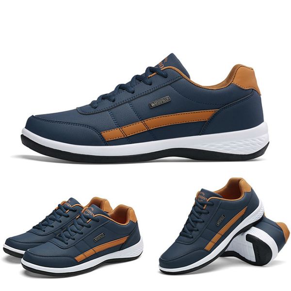 

2019 summer men casual shoes men sneakers breathable fashion pu leather flats comfortable lightweight shoes male zapatos hombre mx190730, Black