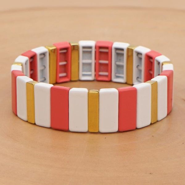 

shinus bohemian bracelet for women enamel tile bracelets pulseras mujer moda 2020 finging jewelry accesorios handmade bangtan, Golden;silver