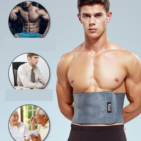 

adjustable magnet self-heating sports waist belt body sculpting fitness slimming training protector brace back pain relieve, Black;gray