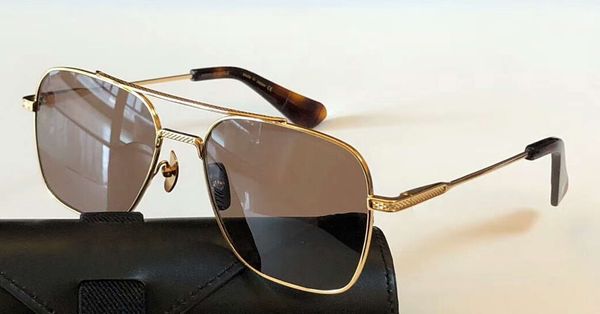 

men square sunglasses black gold brown lens 111 sun glasses mens sunglasses gafas de so cool new with box, White;black