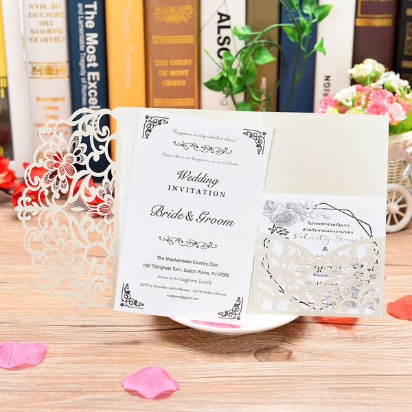 

40 pcs wedding gift card wedding invitation card thank you with printable paper greeting for party