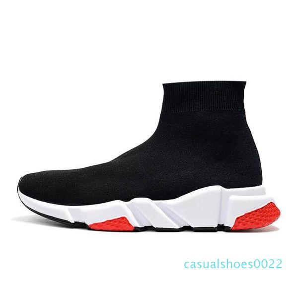 

2020 design luxury sock shoe speed trainer breathable sneakers speed trainer sock race runners black shoes men and women sports 36-47 c22