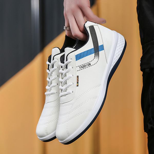 

men casual shoes outdoor walking sneakers for men gommino driving shoe breathable footwear leather shoes male chaussure homme, Black