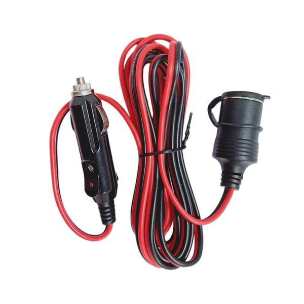 

1pc 12v/24v vehicle-mounted heater battery to cigarette lighter cable current-limiting wire