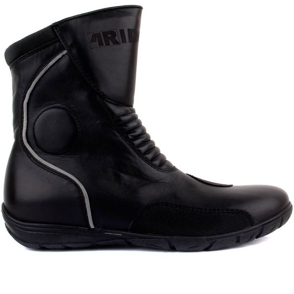 

sail-lakers genuine leather male biker boats, Black