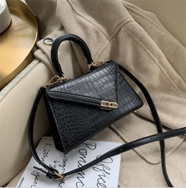 

designer luxury handbag designer handbag women fashion one shoulder bag stone pattern messenger small square bag texture 3