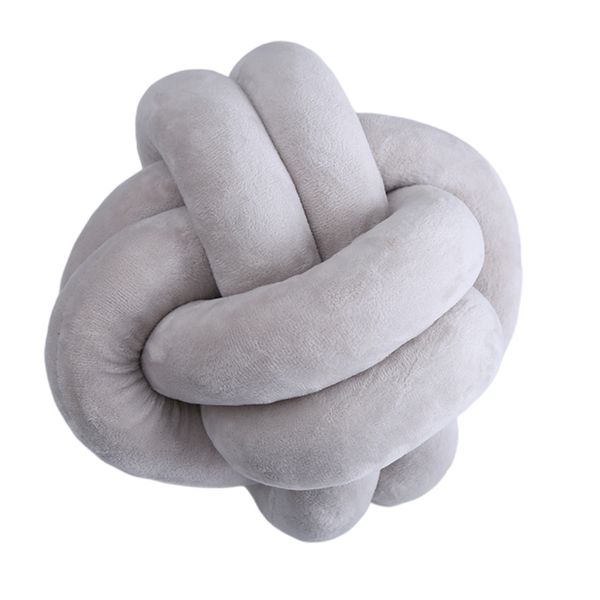 

nordic style soft cotton filled round plush pillow for sofa