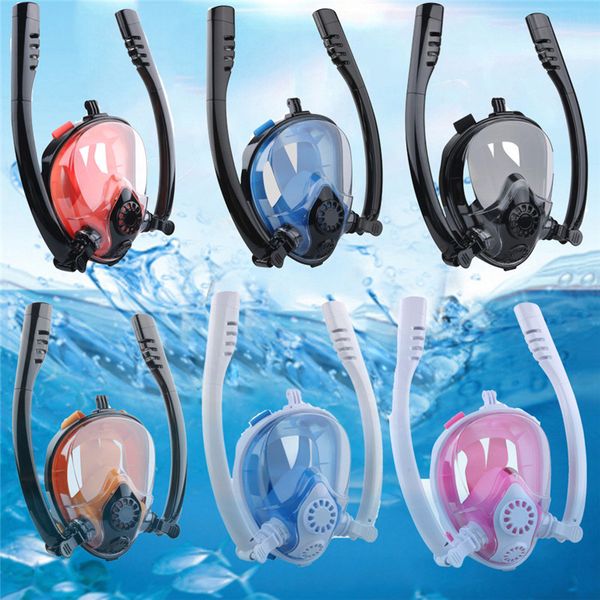 

diving mask scuba mask underwater anti fog full face snorkeling for women men swimming snorkel diving equipment