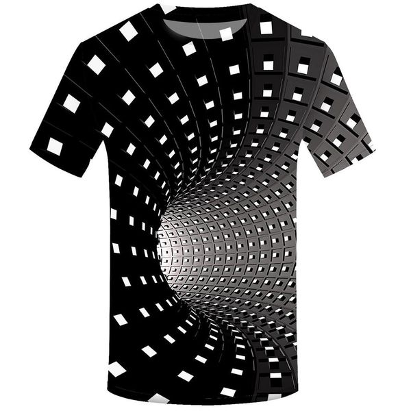 

men's t-shirt camisetas 3d printing round neck short sleeve tee shirt homme casual loose male t shirt men camisas masculina, White;black