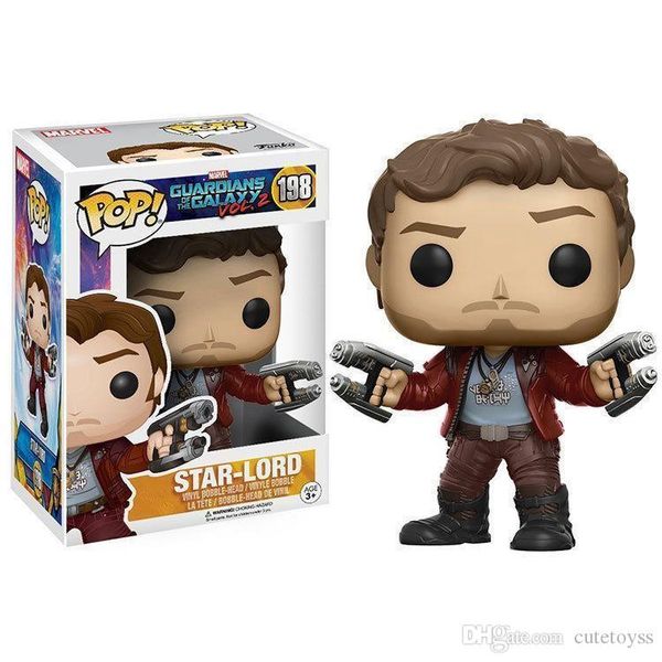 

good funko pop guardians of the galaxy star-lord vinyl action figure with box #181 toy gift doll ing