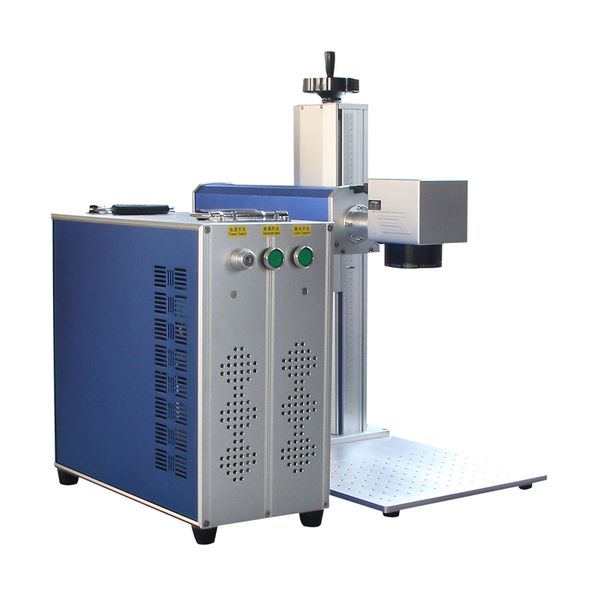 

raycus 20w fiber laser marking machine used for metal aluminum gold silver brass phone steel engraving and cutting