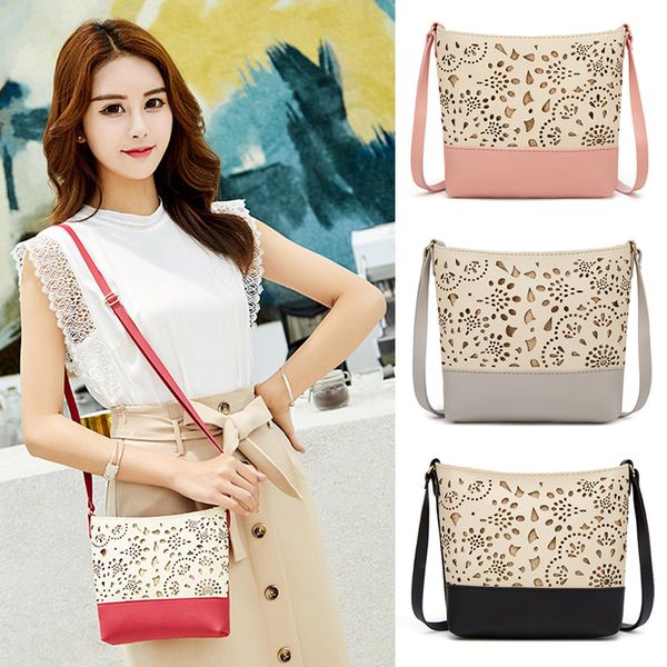 

new fashion women bag hollow pattern one-shoulder diagonal small bag fashion mobile wallet ladies crossbody bags bolsos mujer