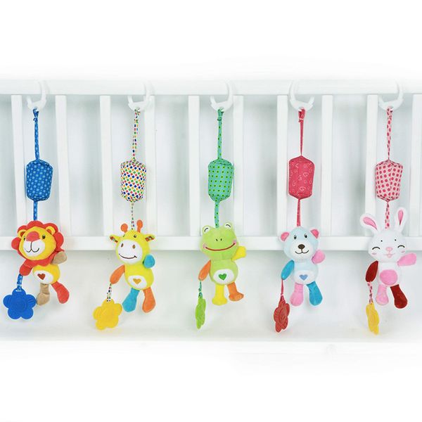 

plush animal toy wind chime spiral bed cart accessories baby car pendant animal tease children's pendant juegos de mesa