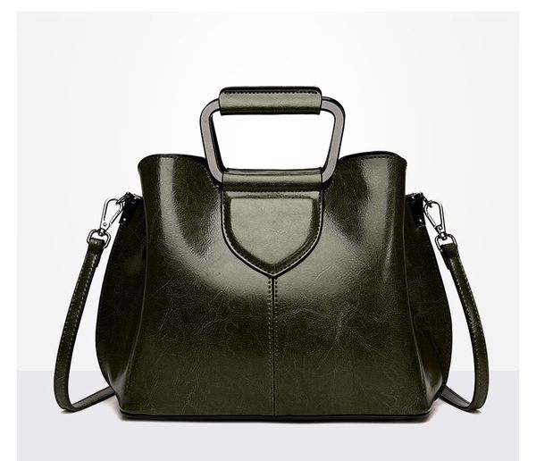 

yonder casual vintage handbags women's genuine leather shoulder bag retro real leather hand bag woman brown messenger bag