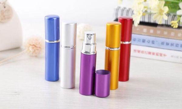 

colors 5ml mini portable refillable perfume atomizer spray bottle perfume bottles