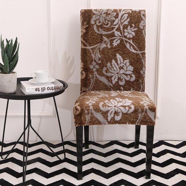 

home decoration plush chair cover stretch elastic slipcovers restaurant weddings banquet l velvet chair cover 1/2/4/6 pcs