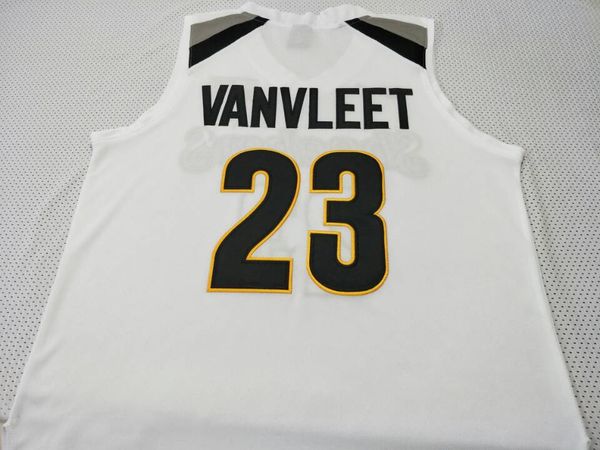 

custom men youth women vintage wichita state shockers fred vanvleet #23 basketball jersey size s-5xl or custom any name or number jersey, Black