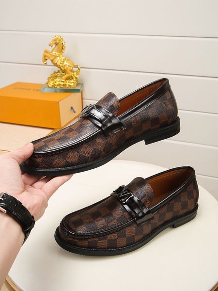 

men's formal business party shoes luxury men's dress shoes men's casual leather oxford wedding banquet slippers zxcv, Black