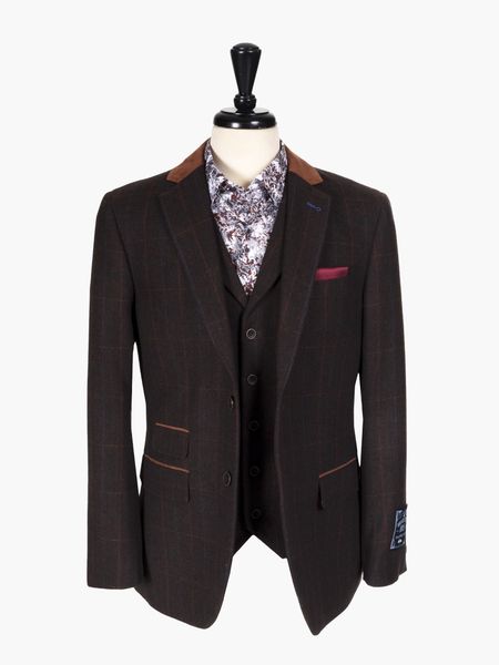 

brown check tailored blazer mens suits wedding suits for men prom suits 2020 groom tuxedos custom made, Black;gray